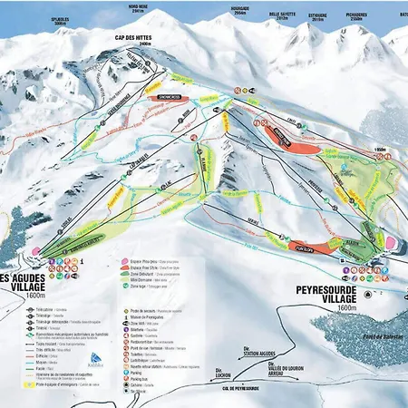 8 Pers. A Peyragudes - Pieds Des Pistes, Balcons, 4 Chambres, Options Confort - Fr-1-695-45 *